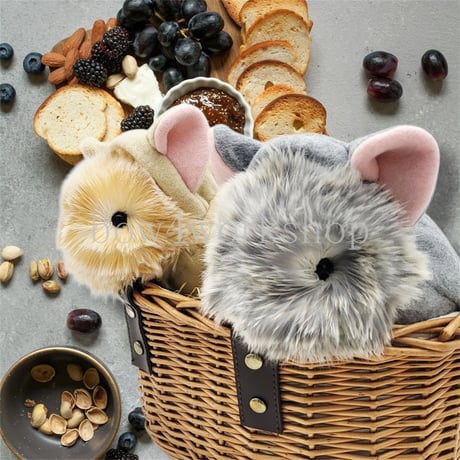 モフリン本体とうさぎになるお洋服付き Moflin（モフリン）の服ハンドメイド ○うさぎちゃんパーカー