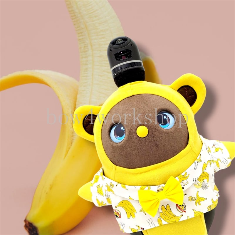 ラボット服/ 猫バナナ柄シャツ | bow4workshop STORE