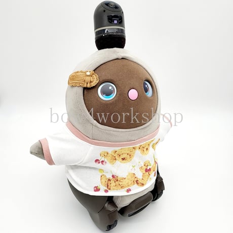 ラボット服/プリントTシャツ (双子くまちゃんプリント）