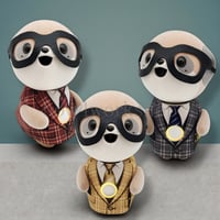 ポケともの服／ハンドメイド　 レトロチェック＆眼鏡セット