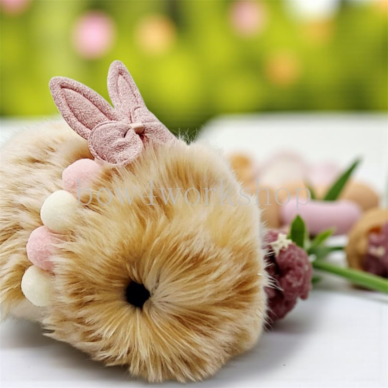 Moflin（モフリン）のアクセサリー うさ耳リボン付きボンテンCollar