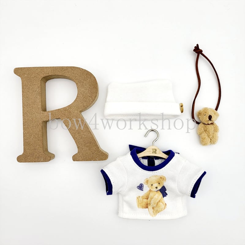 ロボホンの服/くまちゃんプリントTシャツセット | bow4workshop STORE