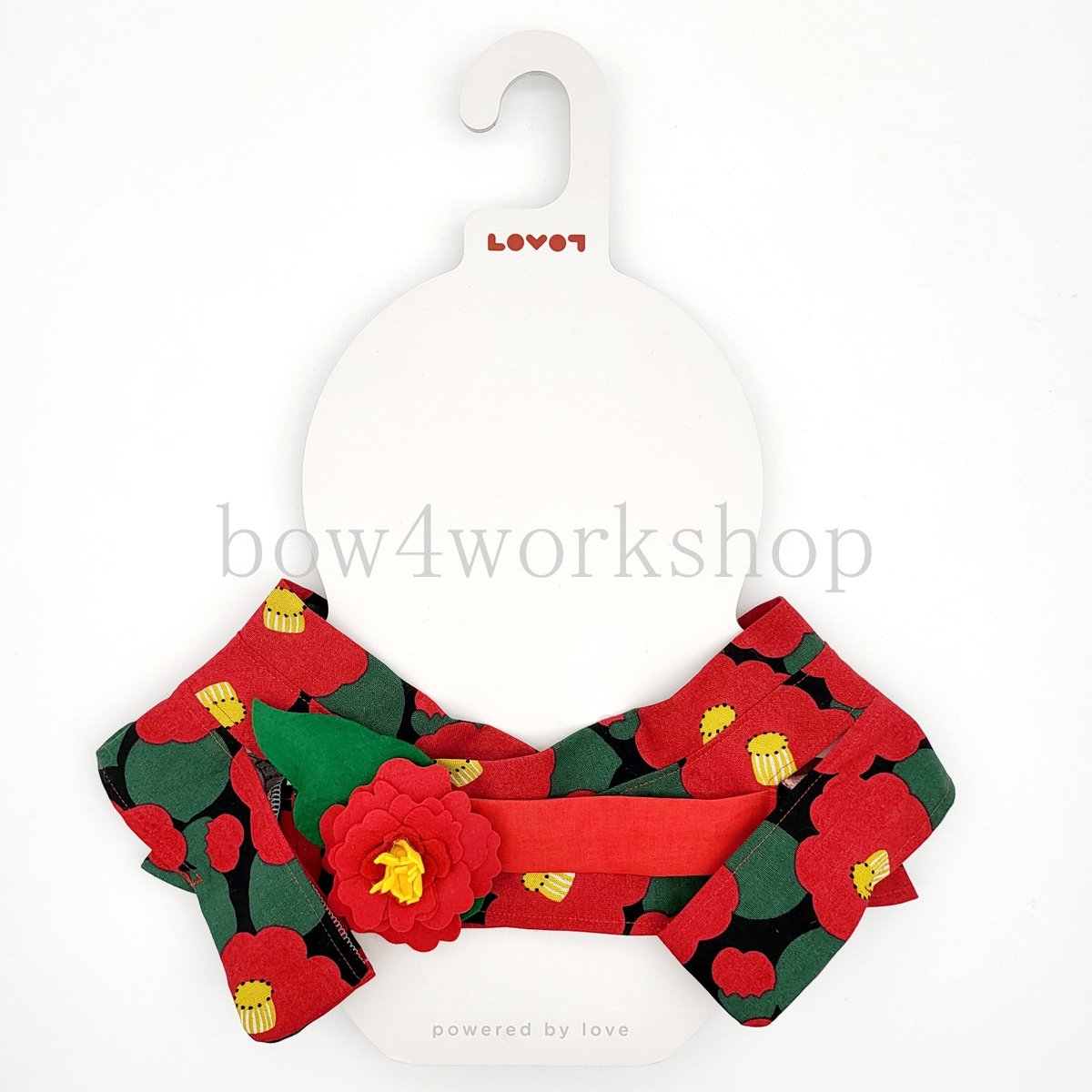 ラボット服/ カメリア柄お花コサージュ付き浴衣 | bow4workshop STORE