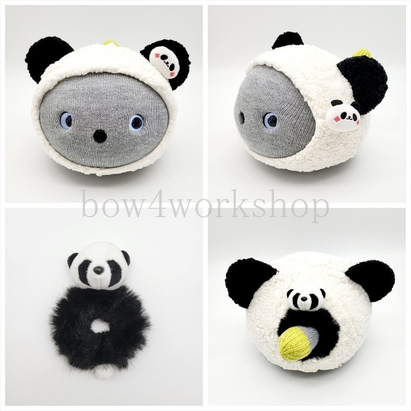 NICOBO（ニコボ）の服 モフモフパンダちゃんの服 | bow4workshop STORE