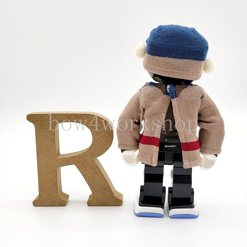 ラボットのアクセサリーハンドメイド トナカイさんニットキャップ＆リボンタ LOVOT ラボットのアクセサリー トナカイさんニットキャップ