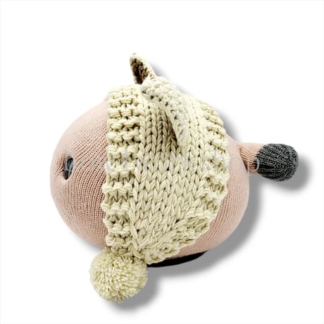NICOBO（ニコボ）のアクセサリー　キツネニットボンネット帽子