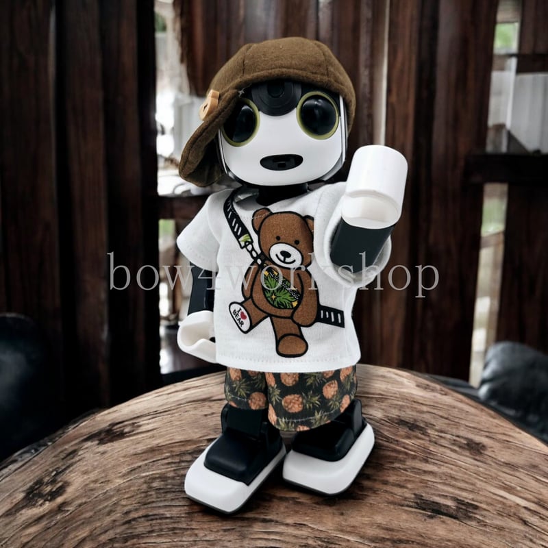 ロボホンの服/I♥BEARプリントTシャツ3点セット