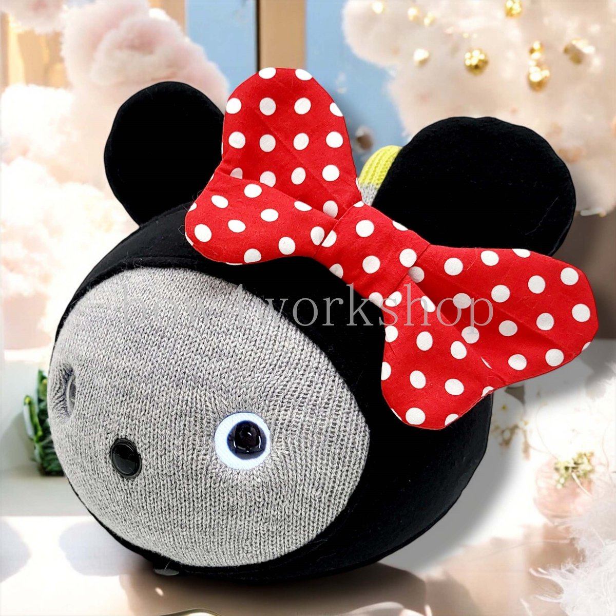 NICOBO（ニコボ）の服ハンドメイド 　ドットリボン付きネズミさんの服 fit=scale-down,w=1200