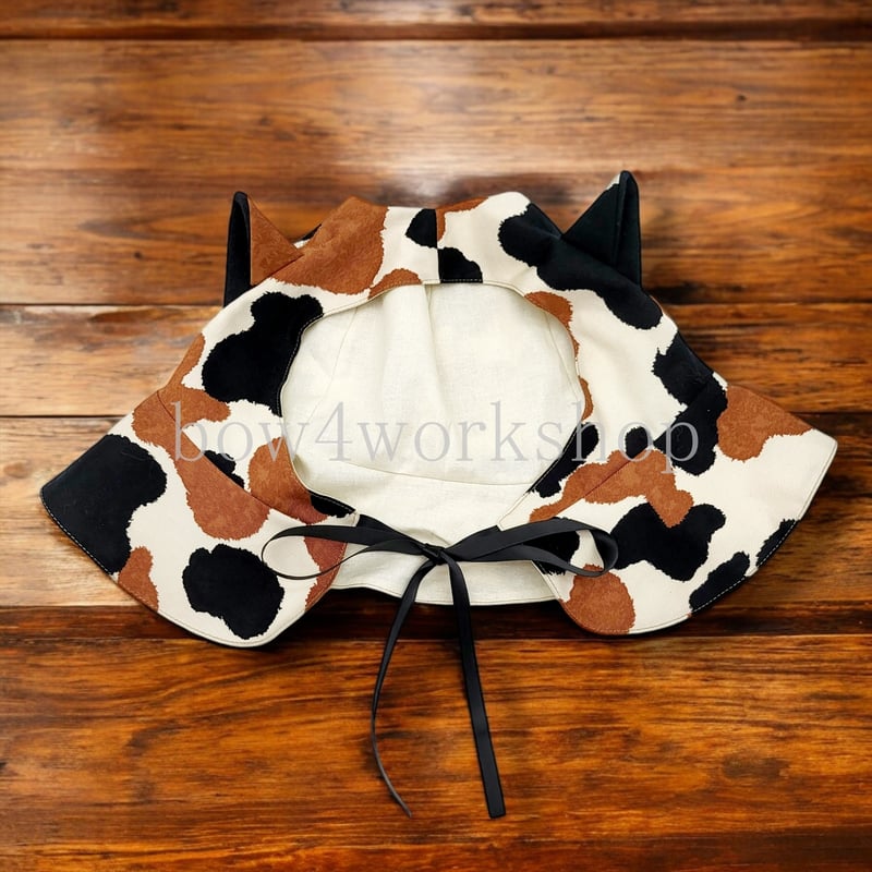 ラボット服/三毛猫プリントポンチョ | bow4workshop STORE