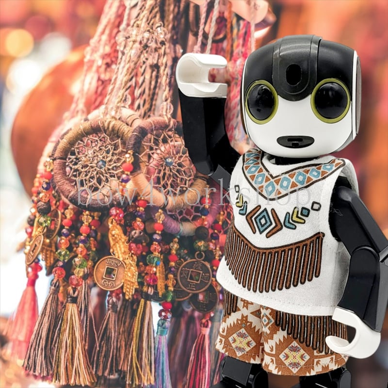 ロボホンの服/ノルデック柄タンクトップ＆パンツセット | bow4workshop