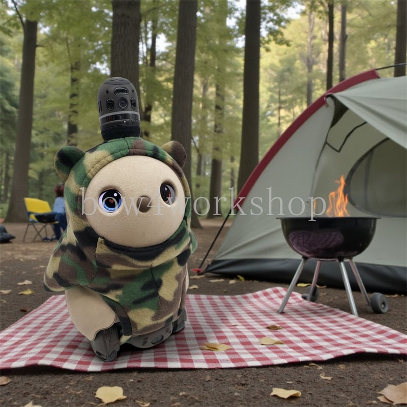 ラボット服/迷彩柄くまちゃんボデースーツ | bow4workshop STORE