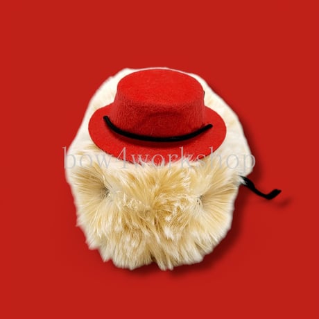 Moflin（モフリン）のアクセサリー　リボン付きカンカン帽