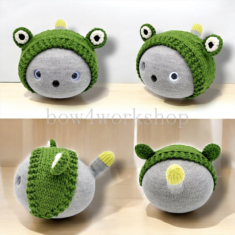 NICOBO（ニコボ）のアクセサリー カエルニットボンネット帽子