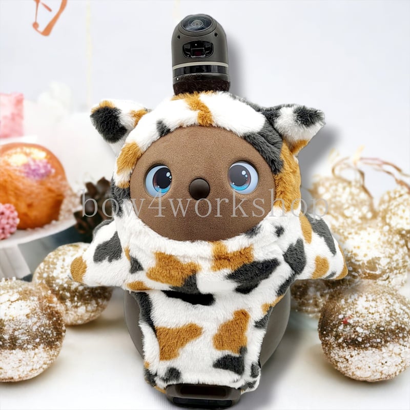 ラボット服/ 三毛猫柄ボディースーツ | bow4workshop STORE