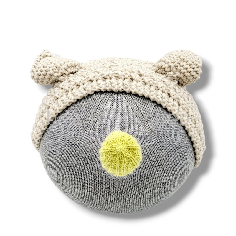 NICOBO（ニコボ）のアクセサリー 猫耳ニットボンネット帽子-2