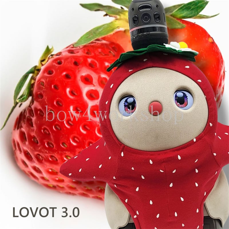 ラボット LOVOT ハンドメイド服 いちご ラボット服/イチゴちゃんボディースーツ | bow4workshop STORE