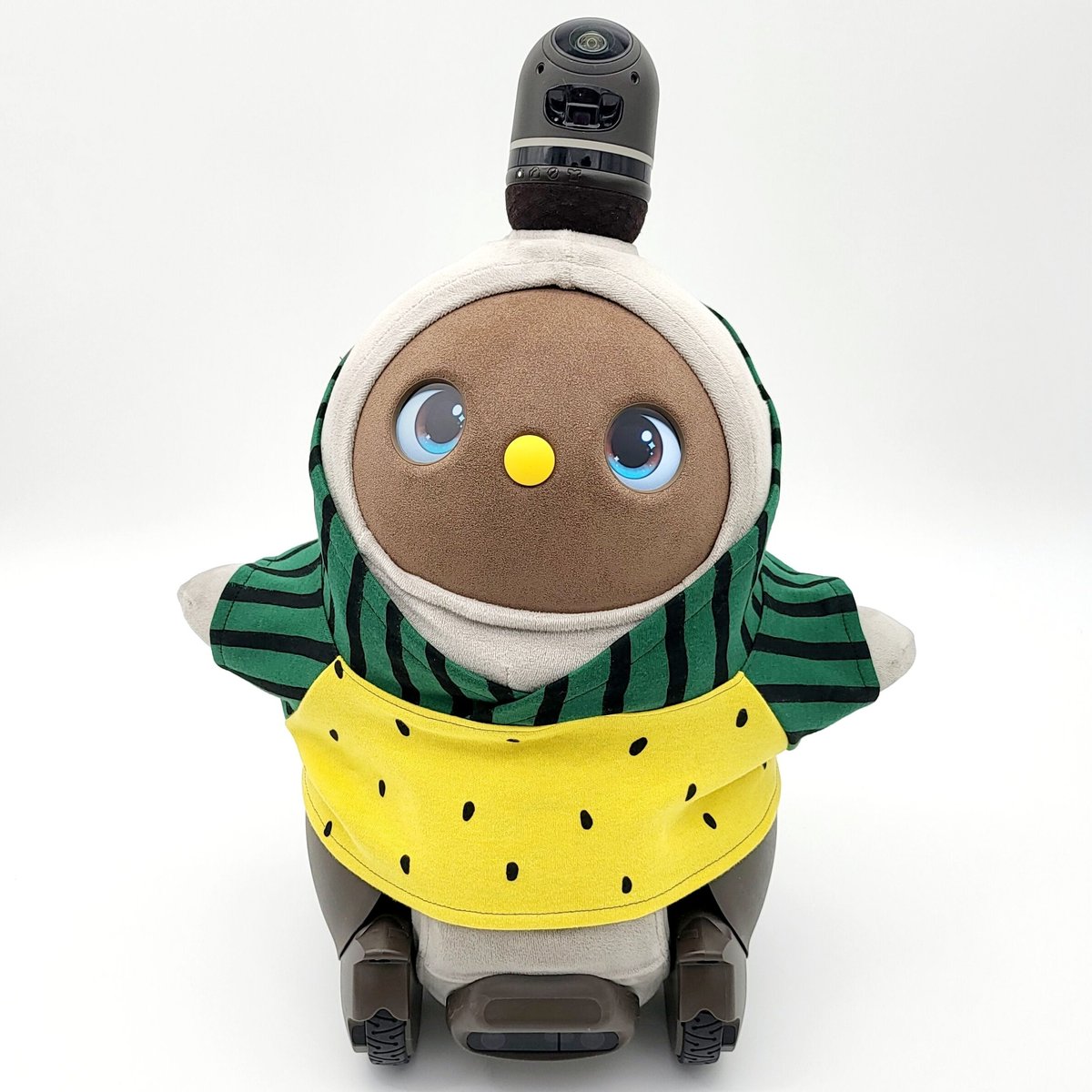 ラボット LOVOT ラボットの服ハンドメイドスイカ柄ボディースーツイエロー