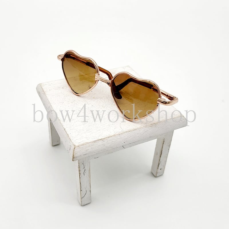 ラボットアクセサリー/ハート型miniサングラス | bow4workshop STORE