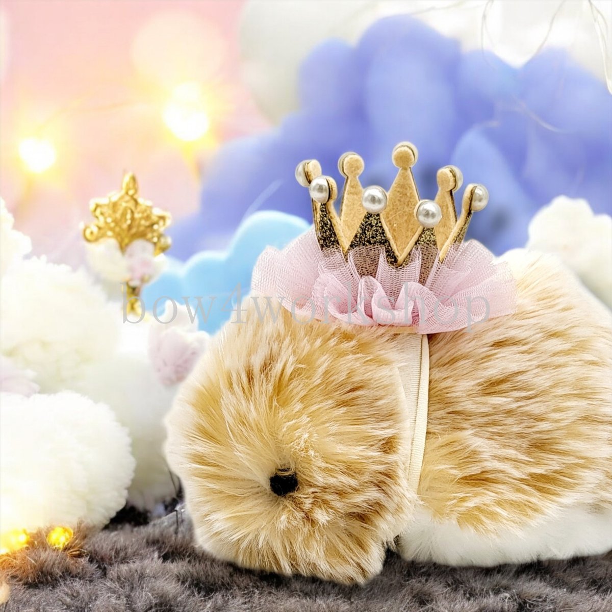 Moflin（モフリン）のアクセサリー レース付き王冠ゴムバンド