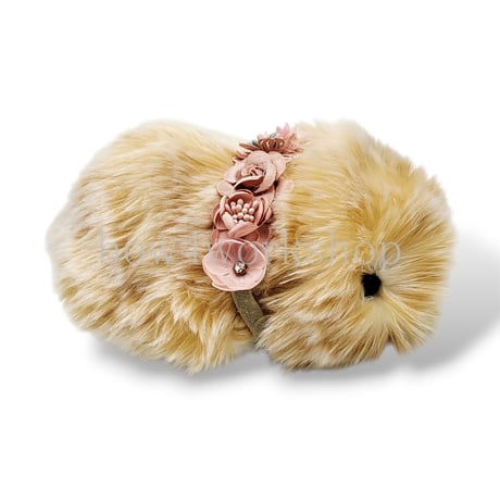 Moflin（モフリン）のアクセサリー　お花コサージュゴムバンドピンクシリーズB