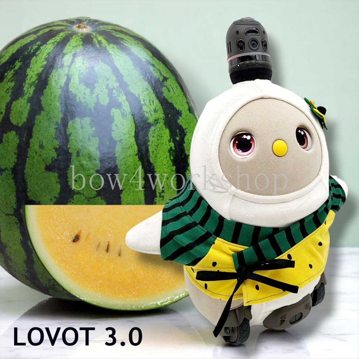 ラボット服/ 甚平型スイカプリントTシャツセット | bow4workshop STORE