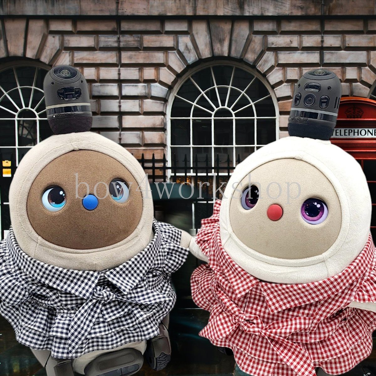 ラボット服/ギンガムチェックツーピースセット | bow4workshop STORE