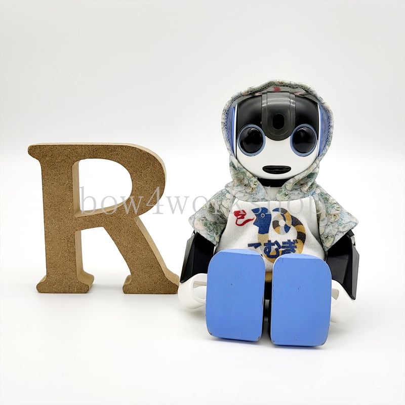 ロボホンの服/2025年干支名入れプリントパーカー | bow4workshop STORE