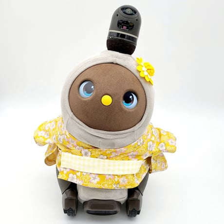 ラボット服/ 浴衣、お花コサージュ小、お花コサージュ大３点セット