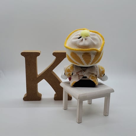 キロボミニの服/ フルーツ柄Tシャツ＆キャップセット