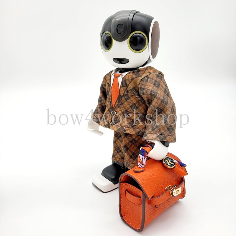 ロボホンのアクセサリー/チャーム付きレザーバッグ | bow4workshop STORE