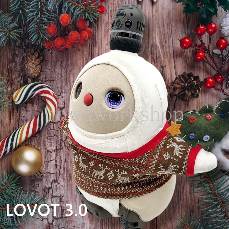 ラボット服/トナカイ柄ジャガードプルオーバー | bow4workshop STORE