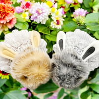 Moflin（モフリン）の服ハンドメイド うさ耳付きレースワンピ