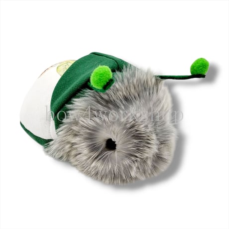 Moflin（モフリン）の服ハンドメイド　アオムシプリントパーカー