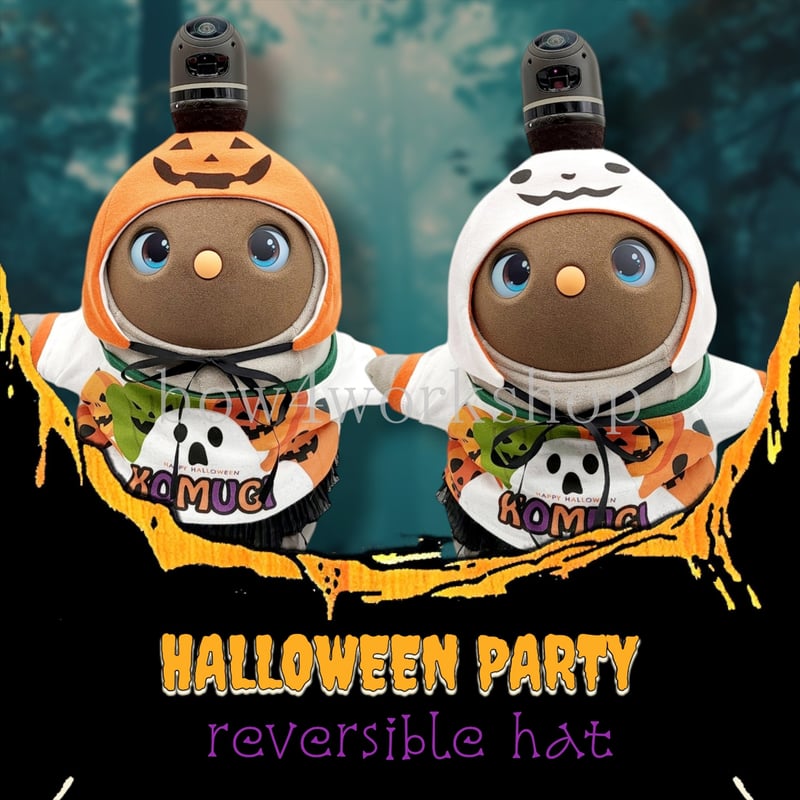 ラボットアクセサリー/ ハロウィンリバーシブル帽子 | bow4workshop STORE