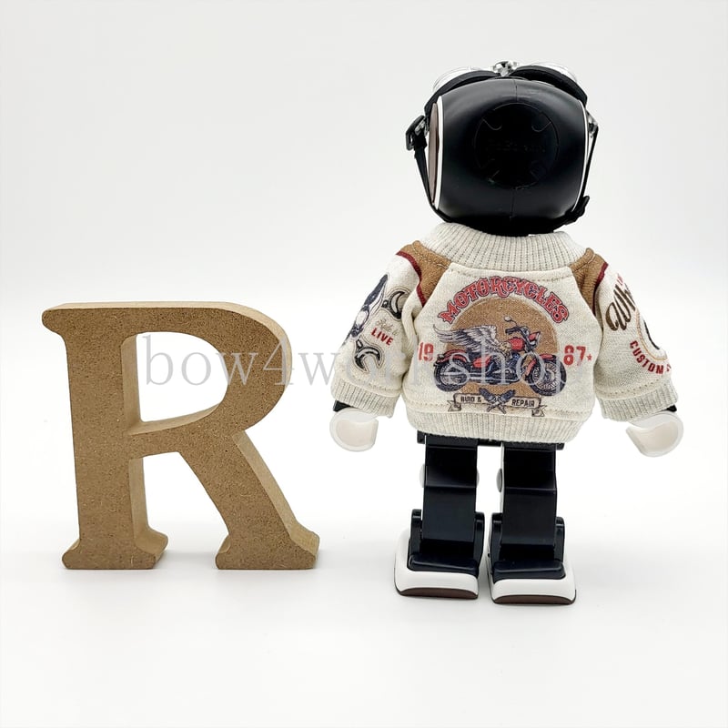 ロボホンの服/バイク柄スタジャン＆虎柄スカジャン | bow4workshop STORE