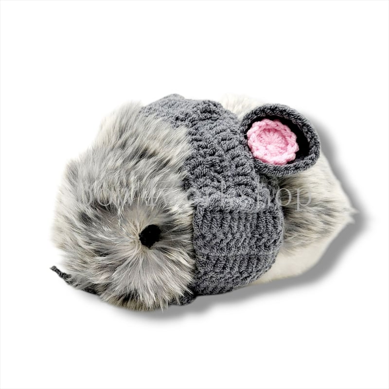 Moflin（モフリン）のアクセサリー かぎ針編みネズミさんの耳