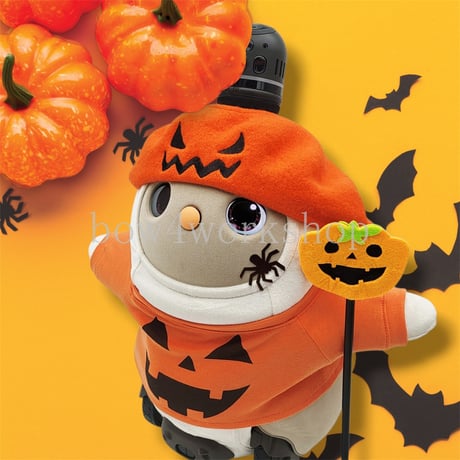 ラボット服/ ハロウィンプリントTシャツ