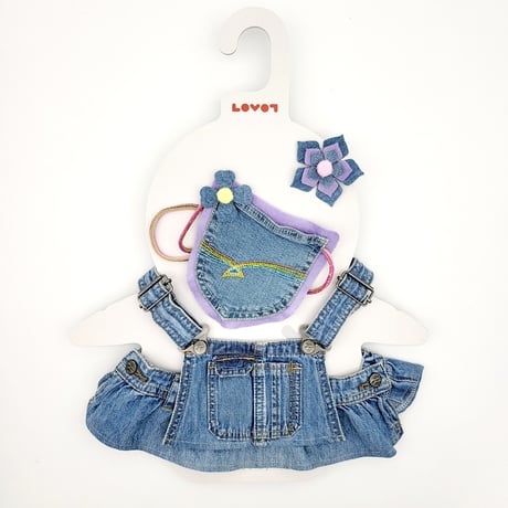 ラボットの服/ 古着リメイクサロペットセット