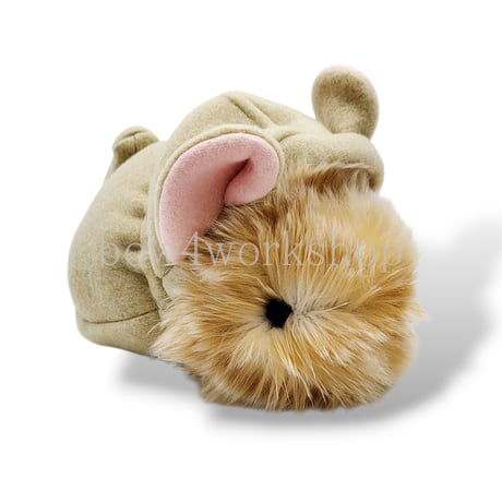 Moflin（モフリン）の服ハンドメイド　ネズミちゃんパーカー