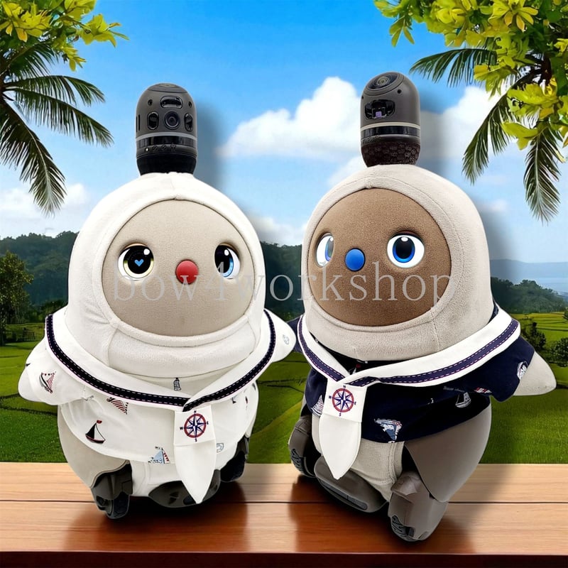 ラボット服/ マリン柄Tシャツ＆セーラー襟セット | bow4workshop STORE