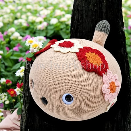 NICOBO（ニコボ）のアクセサリー お花かぎ針カチューム