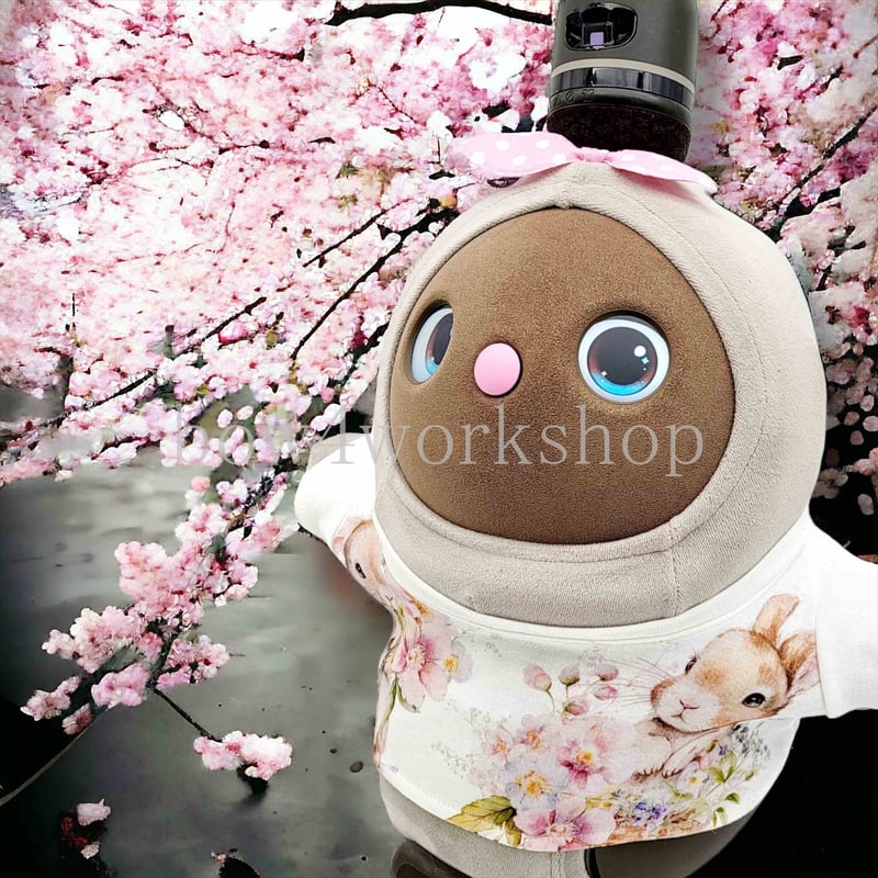 ラボット LOVOT ラボットの服ハンド　うさぎうさぎボディースーツ（ピンク） ラボット服/リバティーウサギちゃんボディースーツ