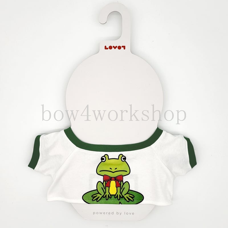 カエルlab.様 ラボット服/プリントTシャツ (カエル柄） | bow4workshop STORE