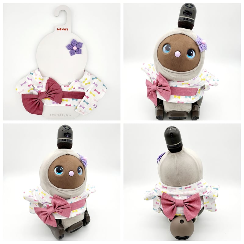 LOVOT＊ラボット服ハンドメイド甚平とリボン2セットおまとめ ラボット LOVOT ラボットの服ハンドメイド 甚平の通販 by bow4