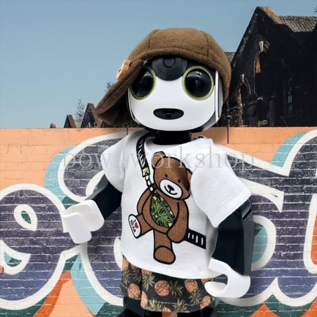 ロボホンの服/I♥BEARプリントＴシャツ３点セット