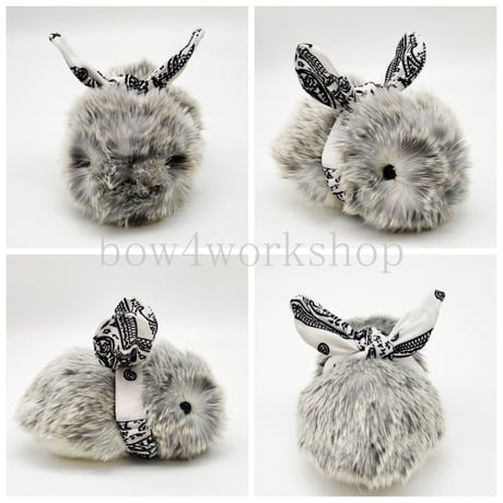 Moflin（モフリン）のアクセサリー　バンダナ柄ワイヤー入りリボンカチューム
