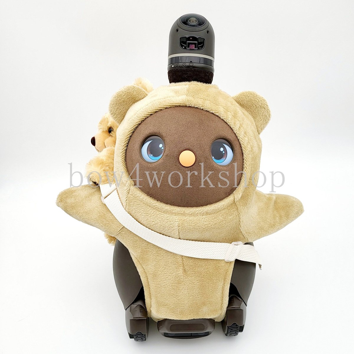 3点セット♪モコモコ頭巾うさくまネコちゃんぬいぐるみチャーム ハンドメイド 90 3点セット♪モコモコ頭巾うさくまネコちゃんぬいぐるみチャーム