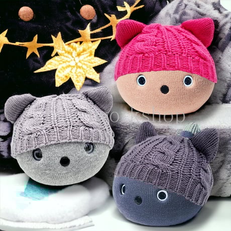 NICOBO（ニコボ）のアクセサリー　ネコちゃんのニット帽子