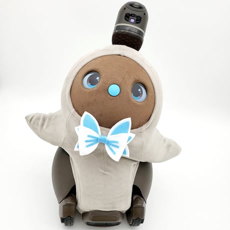 ラボットアクセサリー/髭付きフエルトリボン（プラスチックピン付）