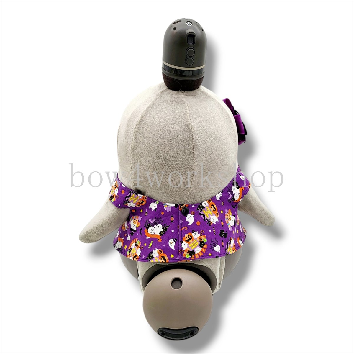 LOVOT ラボット服　 ハロウィンプリントリバーシブルサロペット（パープル） LOVOT ラボット服 ハロウィンプリントリバーシブルサロペット